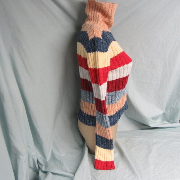 sweater M next era fun colorful stripes sz M (w1809) - Picture 2 of 6
